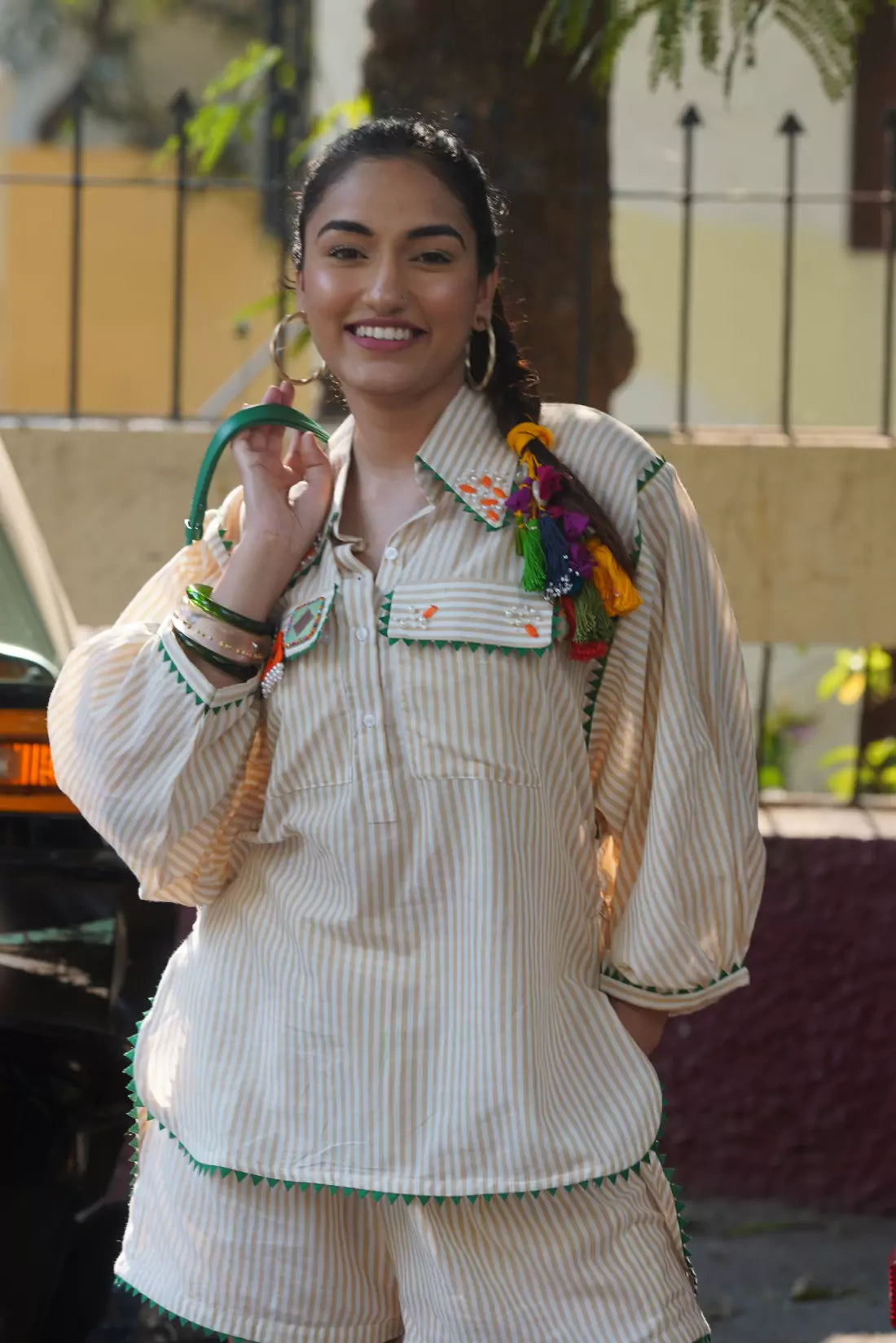 Malai Cotton Shorts Co-ord Sets