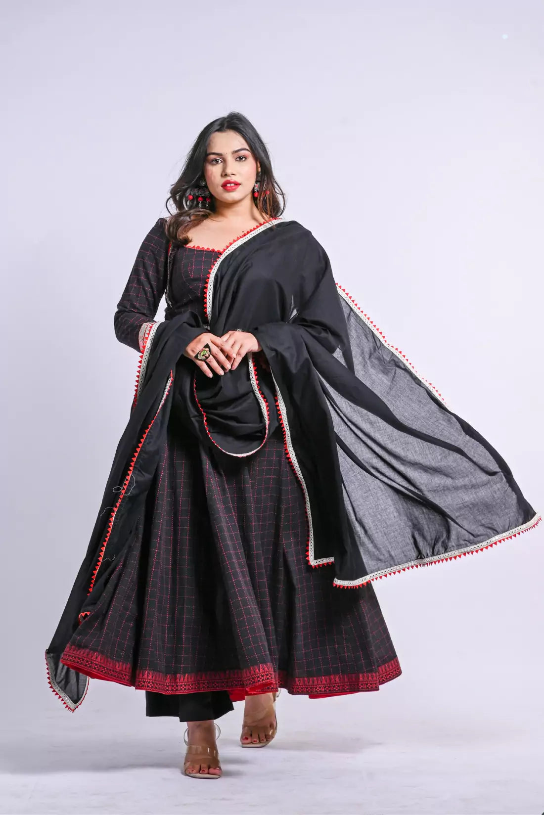 Cotton Kali Kurta Sets