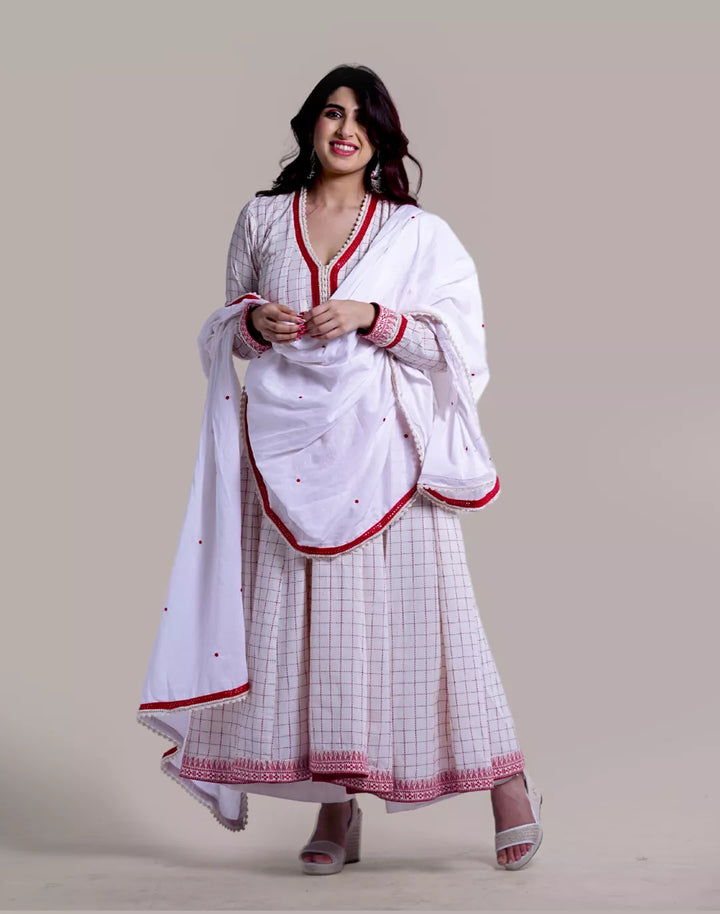 Cotton Kali Kurta Sets