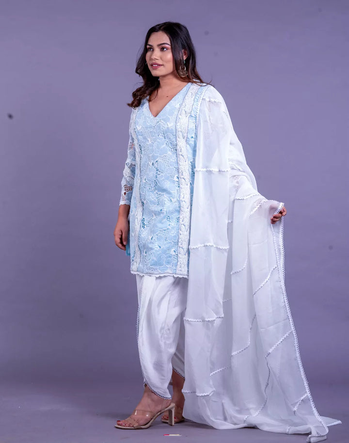 Cutwork Tulip Salwar Sets