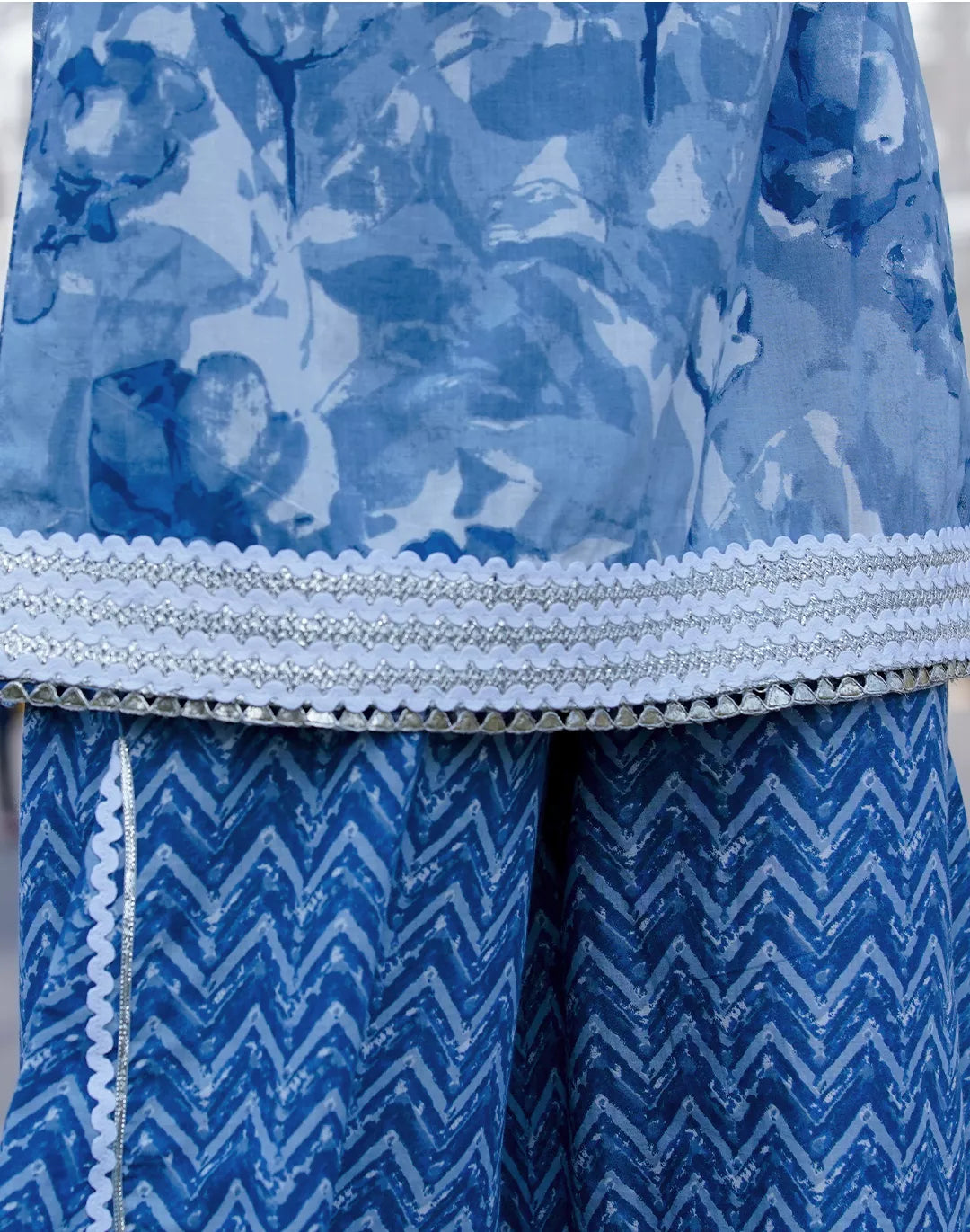 Embroidered Neckline Kurta