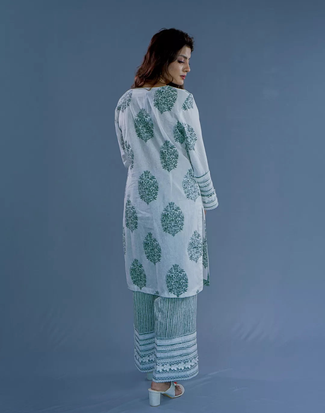 Floral Print Pant Kurta Set