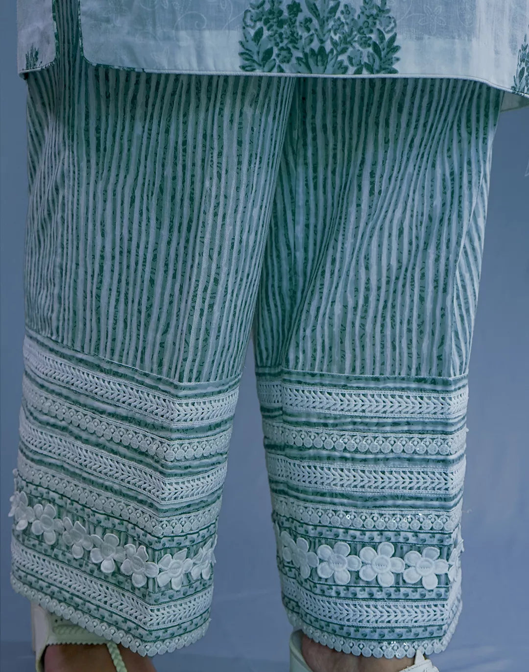 Floral Print Pant Kurta Set