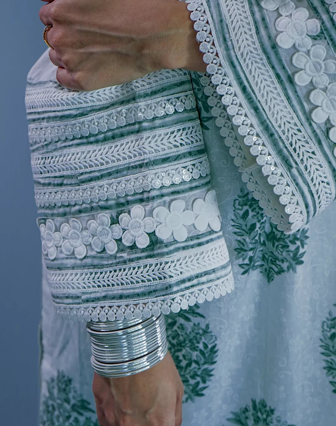 Floral Print Pant Kurta Set