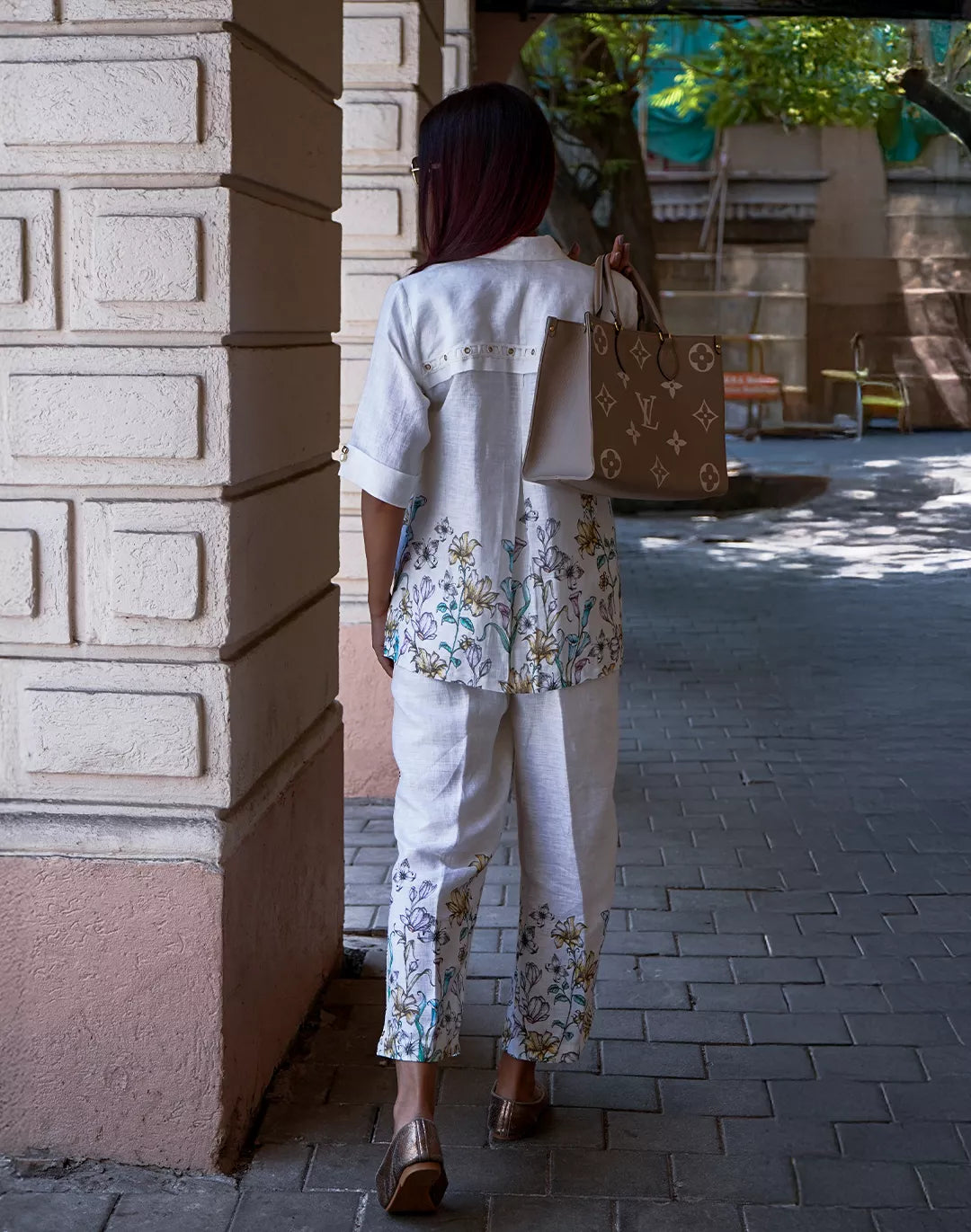 Linen Floral Coord Set