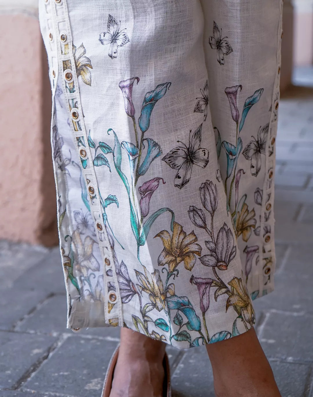 Linen Floral Coord Set