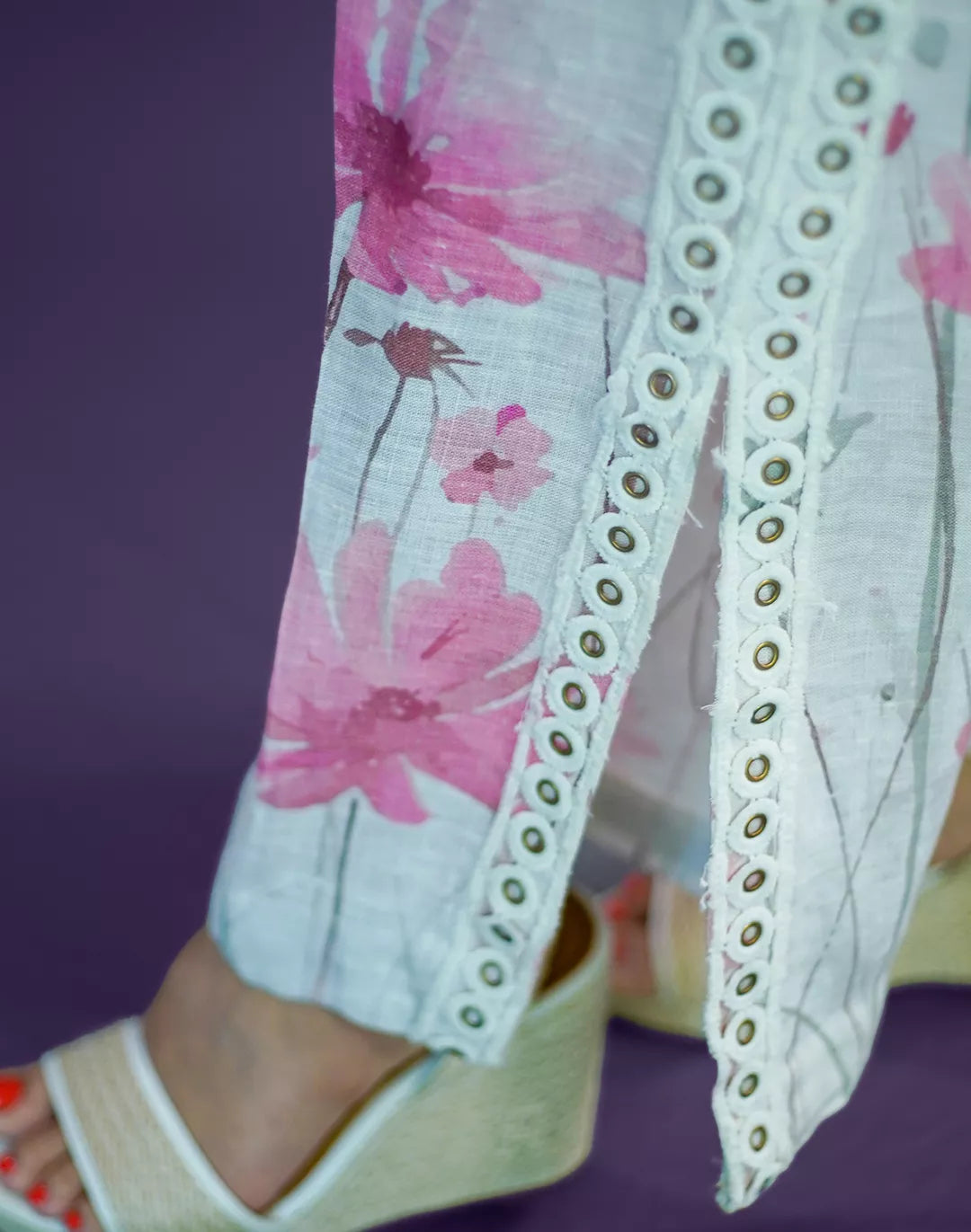 Linen Floral Coord Set