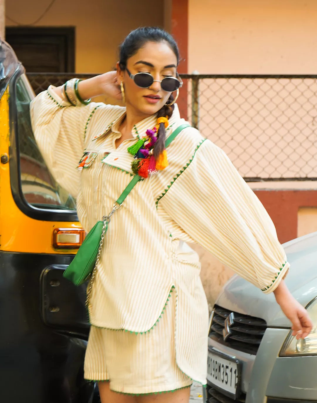 Malai Cotton Shorts Co-ord Sets