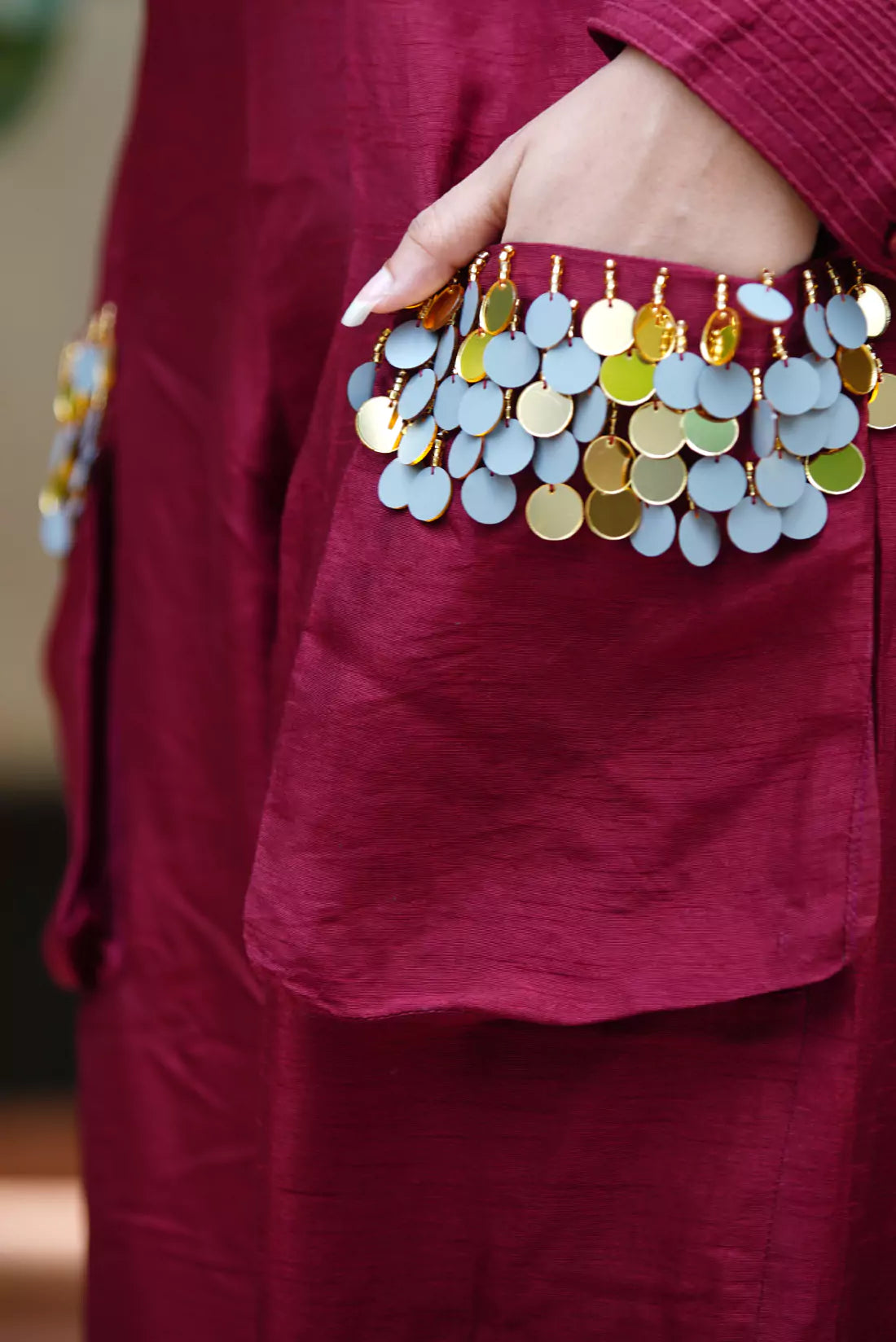 Slub Silk Co-Ord Set