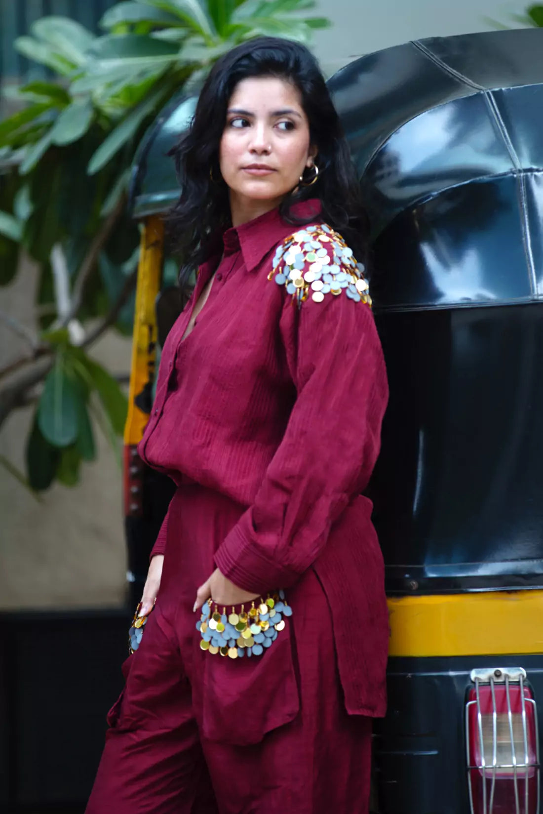 Slub Silk Co-Ord Set