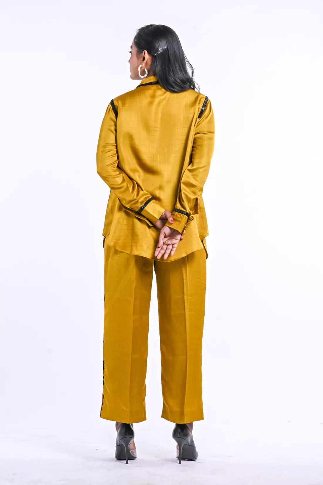 Nysa Silk Co-ord Sets with Trimming