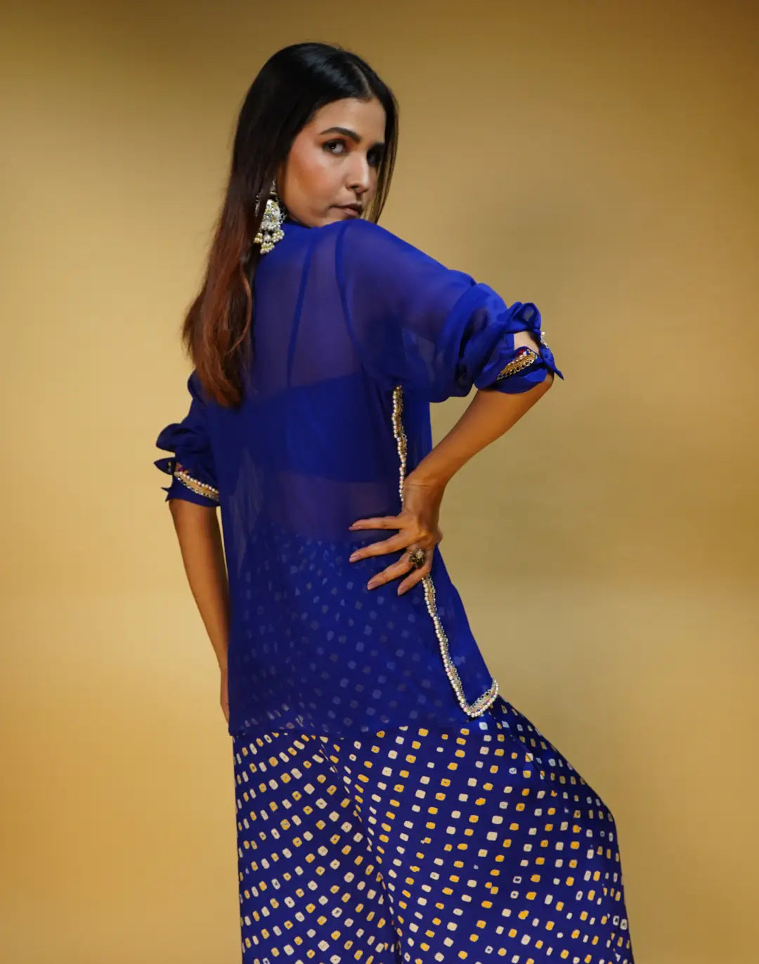 Bandhani Palazzo Set