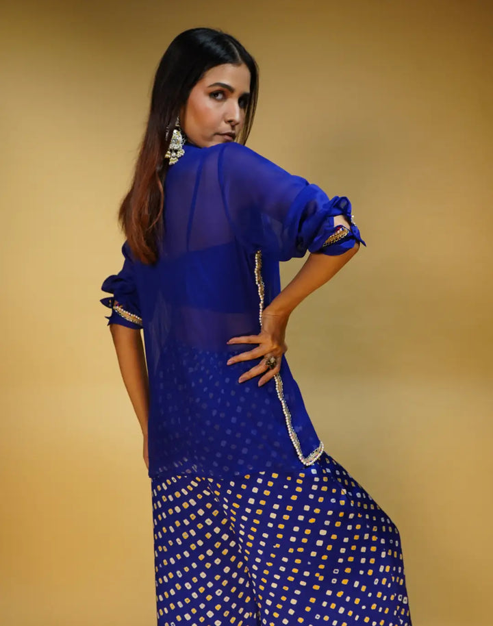 Bandhani Palazzo Set