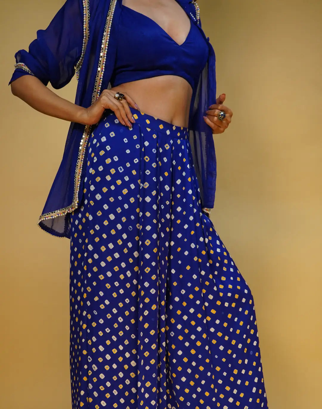 Bandhani Palazzo Set