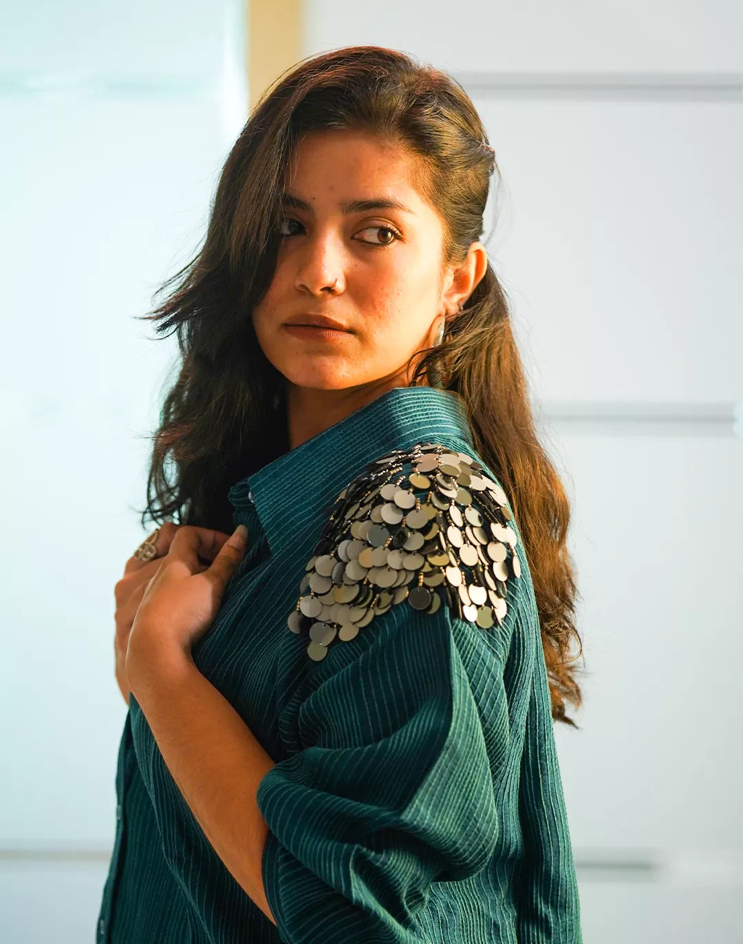 Slub Silk Co-Ord Set