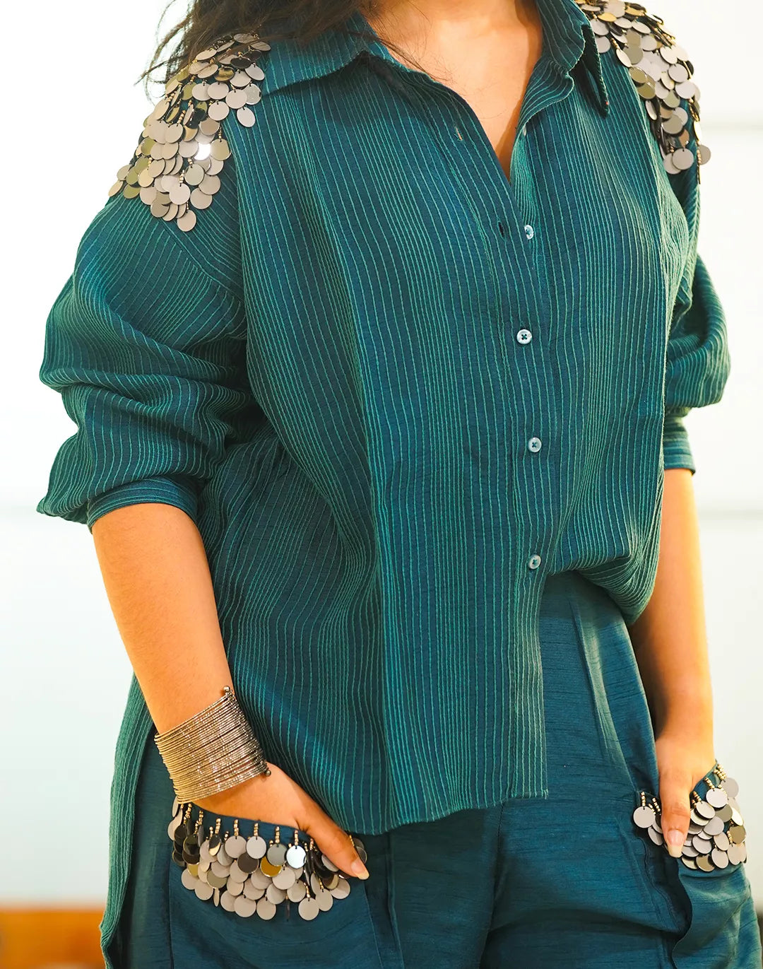 Slub Silk Co-Ord Set