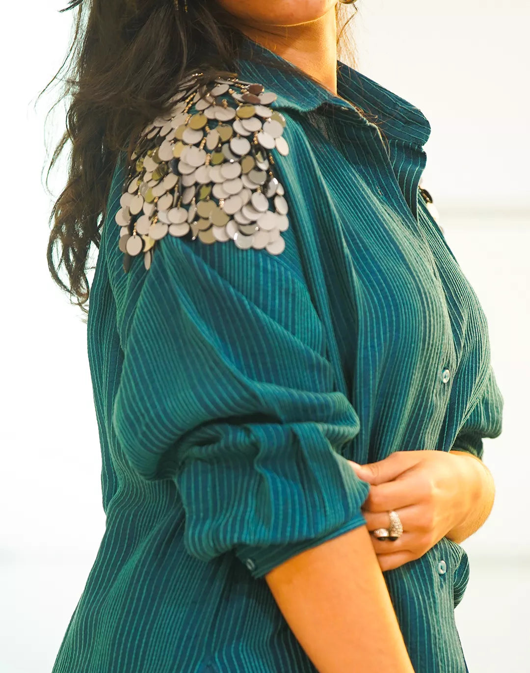 Slub Silk Co-Ord Set