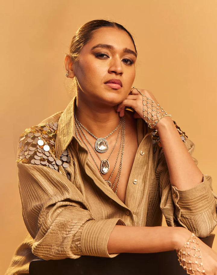 Slub Silk Co-Ord Set