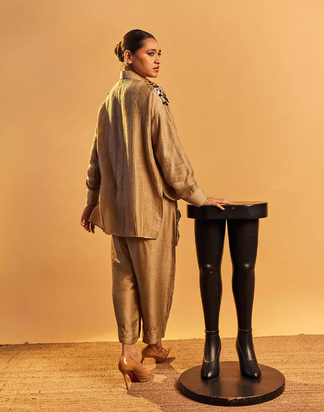 Slub Silk Co-Ord Set