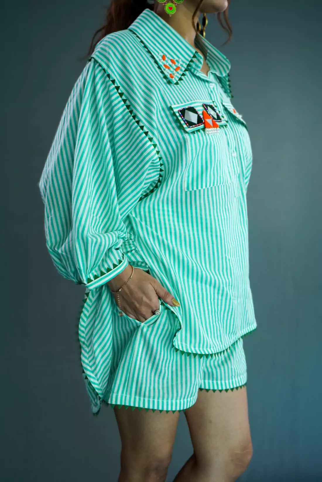 Malai Cotton Shorts Co-ord Sets