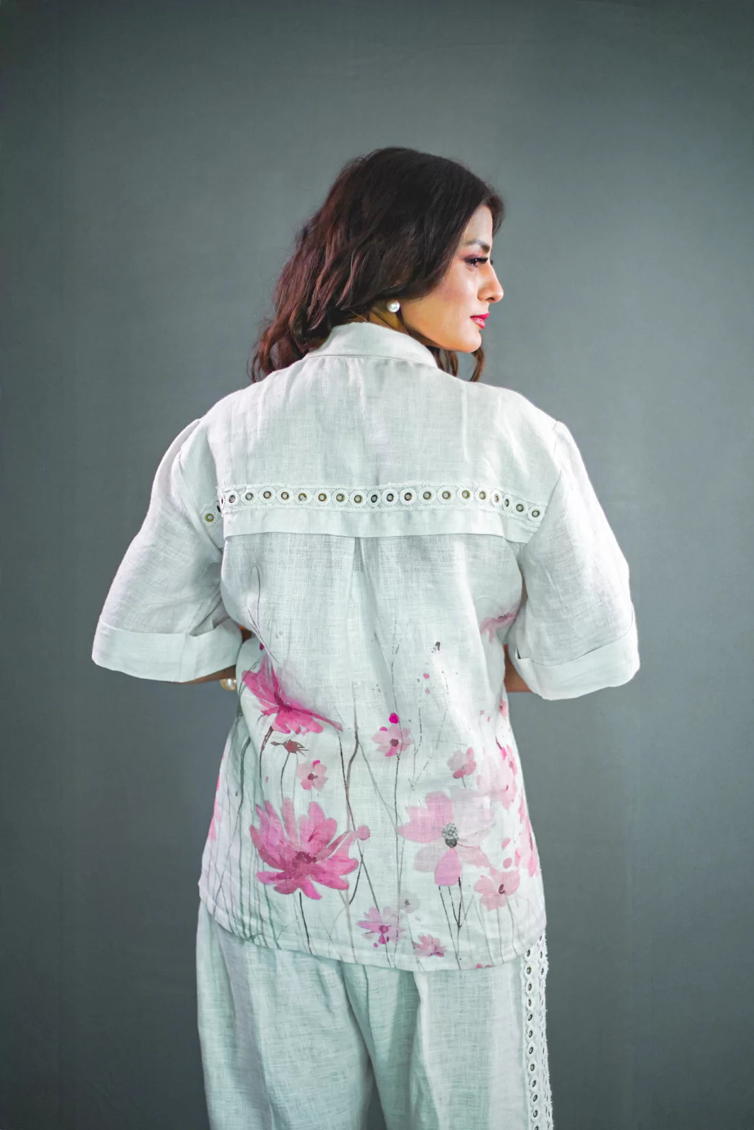 Linen Floral Coord Set