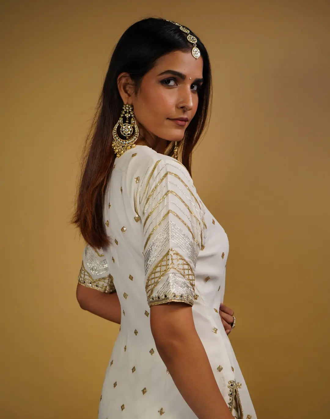 Sharara Set with Butti Embroidery