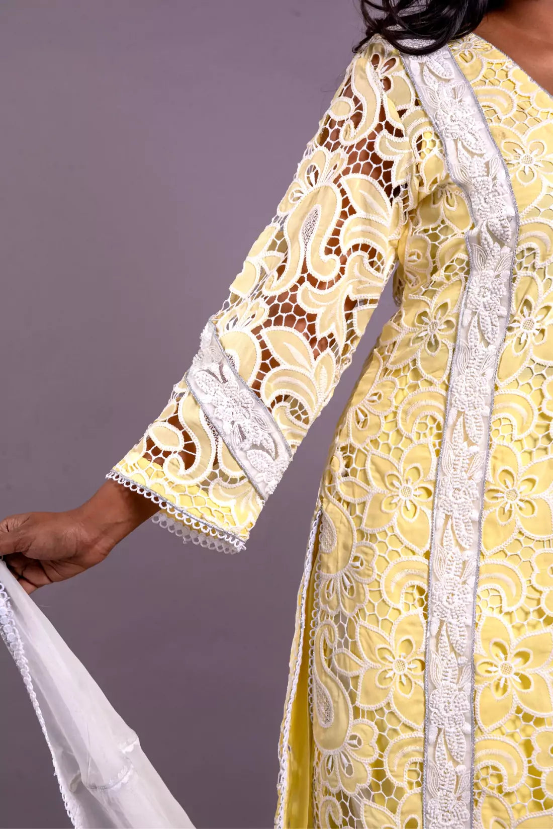 Cutwork Tulip Salwar Sets